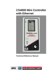 SPX Cooling Technologies CS4000 User's Manual