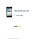 Sprint Nextel F3 User's Manual