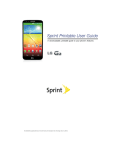 Sprint Nextel G2 User's Manual