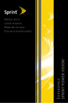 Sprint Nextel CRT Television User's Manual