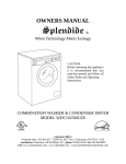 Splendide WDC1025MCEE User's Manual