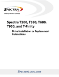 Spectra Logic T950 User's Manual
