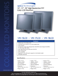 Speco Technologies Speco vm-15lcd User's Manual