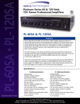 Speco Technologies PL-120SA User's Manual
