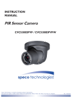 Speco Technologies CVC5300DPVF/CVC5300DPVFW User's Manual