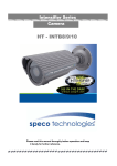 Speco Technologies INTB8/9/10 User's Manual