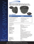 Speco Technologies CVC-8WMPDV User's Manual