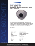 Speco Technologies CVC-607CMTP User's Manual