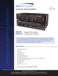 Speco Technologies PBM120 User's Manual