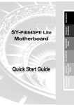 SOYO Computer Drive Lite Motherboard User's Manual