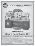 Southbend SB1051 User's Manual