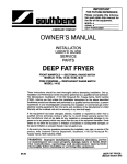Southbend 14-36 User's Manual
