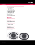 Sony XS-V690HP Marketing Specifications