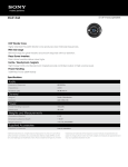 Sony XS-R1344 Marketing Specifications