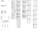 Sony XS-LE121D Operating Instructions