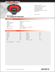 Sony XS-L1536 Product Guide