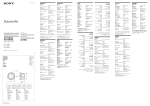 Sony XS-L126P5 Installation/Connections Manual