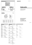 Sony XS-L1235/L1035 User's Manual