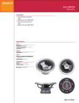 Sony XS-L100P5H Marketing Specifications