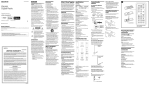 Sony XDR-S10HDiP User's Manual