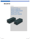 Sony XCD-SX910 User's Manual