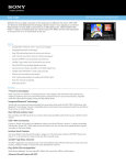Sony XAV-72BT Marketing Specifications