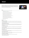 Sony XAV-62BT Marketing Specifications