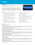 Sony XAV-602BT Marketing Specifications
