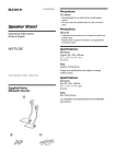 Sony WS-TV10C User's Manual