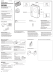 Sony WM-EX162 User's Manual