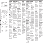 Sony Walkman SRF-M48RDS User's Manual