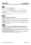 Sony VPL-ES4/EX4 User's Manual