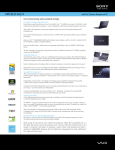 Sony VPCZ11CGX/X Specifications