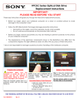 Sony VPCSC1AFM/S Replacement Instructions