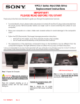 Sony VPCL111FX/B Replacement Instructions