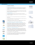 Sony VPCEA36FX/W Marketing Specifications
