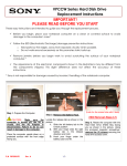 Sony VPCCW13FX/B Replacement Instructions