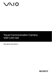 Sony VGP-UVC100 User's Manual