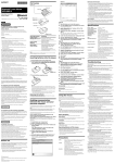 Sony VGP-BMS10/B Operating Instructions