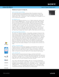 Sony VGN-TZ170N/B Marketing Specifications