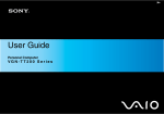 Sony VGN-TT230N/B User's Guide