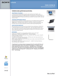 Sony VGN-N320E/B Marketing Specifications