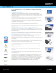 Sony VGN-FZ4000 Marketing Specifications