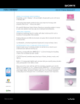 Sony VGN-CR290EAP User's Manual