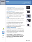 Sony VGN-CR125E Marketing Specifications