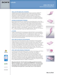 Sony VGN-CR115E Marketing Specifications