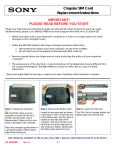 Sony VGN-BX540 Replacement Instructions