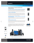 Sony VGC-RA842G Marketing Specifications