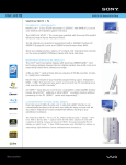 Sony VGC-LV170J Marketing Specifications