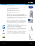 Sony VGC-LV110N Marketing Specifications